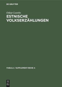 cover of the book Estnische Volkserzählungen