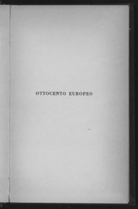 cover of the book Ottocento europeo