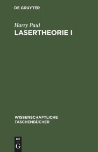 cover of the book Lasertheorie I