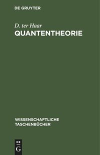 cover of the book Quantentheorie: Einführung und Originaltexte