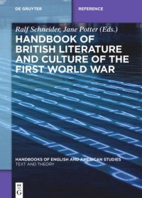 cover of the book Handbook of British Literature and Culture of the First World War