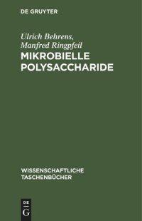 cover of the book Mikrobielle Polysaccharide