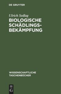 cover of the book Biologische Schädlingsbekämpfung