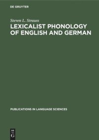 cover of the book Lexicalist Phonology of English and German