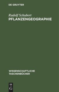 cover of the book Pflanzengeographie