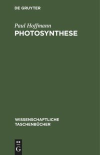 cover of the book Photosynthese