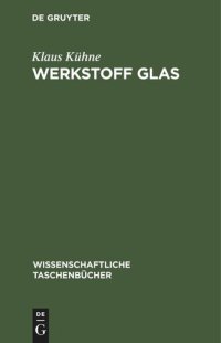 cover of the book Werkstoff Glas