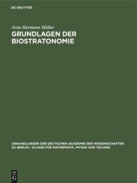 cover of the book Grundlagen der Biostratonomie