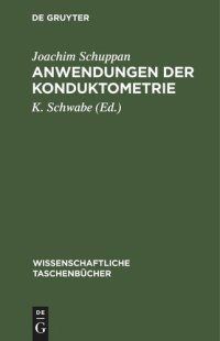 cover of the book Anwendungen der Konduktometrie