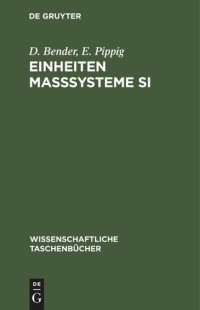 cover of the book Einheiten Maßsysteme SI