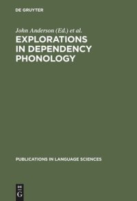 cover of the book Explorations in Dependency Phonology