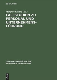 cover of the book Fallstudien zu Personal und Unternehmensführung