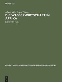 cover of the book Die Wasserwirtschaft in Afrika