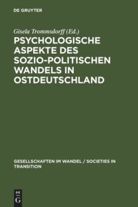 cover of the book Psychologische Aspekte des sozio-politischen Wandels in Ostdeutschland