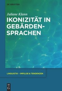 cover of the book Ikonizität in Gebärdensprachen