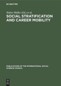 cover of the book Social Stratification and Career Mobility