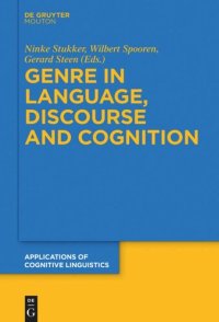 cover of the book Genre in Language, Discourse and Cognition