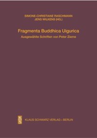 cover of the book Fragmenta Buddhica Uigurica