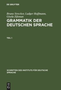 cover of the book Grammatik der deutschen Sprache