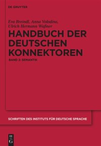 cover of the book Handbuch der deutschen Konnektoren 2: Semantik der deutschen Satzverknüpfer