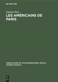 cover of the book Les Américains de Paris