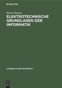 cover of the book Elektrotechnische Grundlagen der Informatik