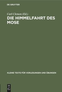 cover of the book Die Himmelfahrt des Mose