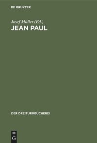 cover of the book Jean Paul