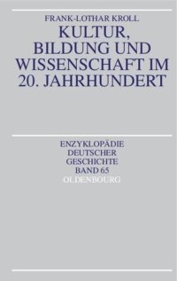 cover of the book Kultur, Bildung und Wissenschaft im 20. Jahrhundert