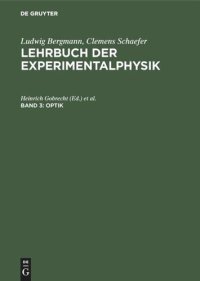 cover of the book Lehrbuch der Experimentalphysik: Band 3 Optik