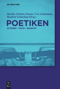 cover of the book Poetiken: Autoren – Texte – Begriffe