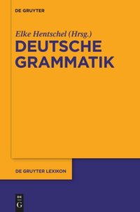 cover of the book Deutsche Grammatik