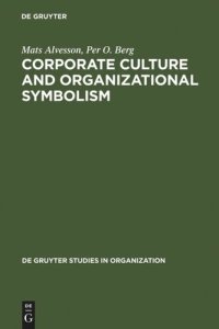 cover of the book Corporate Culture and Organizational Symbolism: An Overview