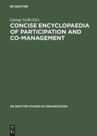 cover of the book Concise Encyclopaedia of Participation and Co-Management