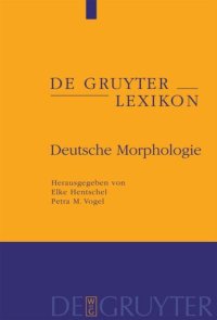 cover of the book Deutsche Morphologie