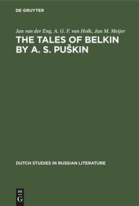 cover of the book The Tales of Belkin by A. S. Puškin