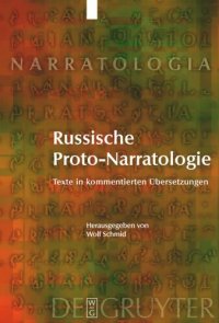 cover of the book Russische Proto-Narratologie: Texte in kommentierten Übersetzungen