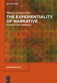 cover of the book The Experientiality of Narrative: An Enactivist Approach