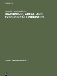 cover of the book Diachronic, areal, and typological Linguistics