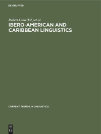 cover of the book Ibero-American and Caribbean Linguistics