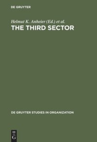 cover of the book The Third Sector: Comparative Studies of Nonprofit Organizations