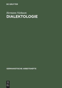 cover of the book Dialektologie