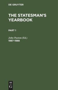 cover of the book The Statesman's Yearbook: 1987–1988