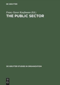 cover of the book The Public Sector: Challenge for Coordination and Learning