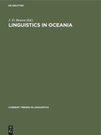 cover of the book Linguistics in Oceania