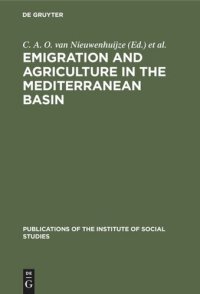 cover of the book Emigration and agriculture in the Mediterranean basin