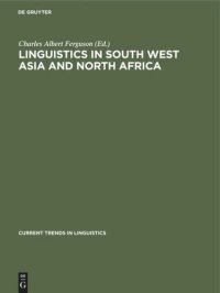 cover of the book Linguistics in South West Asia and North Africa