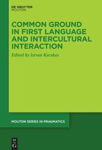 cover of the book Common Ground in First Language and Intercultural Interaction