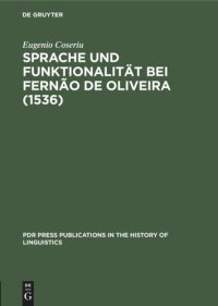 cover of the book Sprache und Funktionalität bei Fernão de Oliveira (1536)