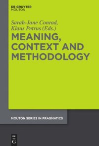 cover of the book Meaning, Context and Methodology